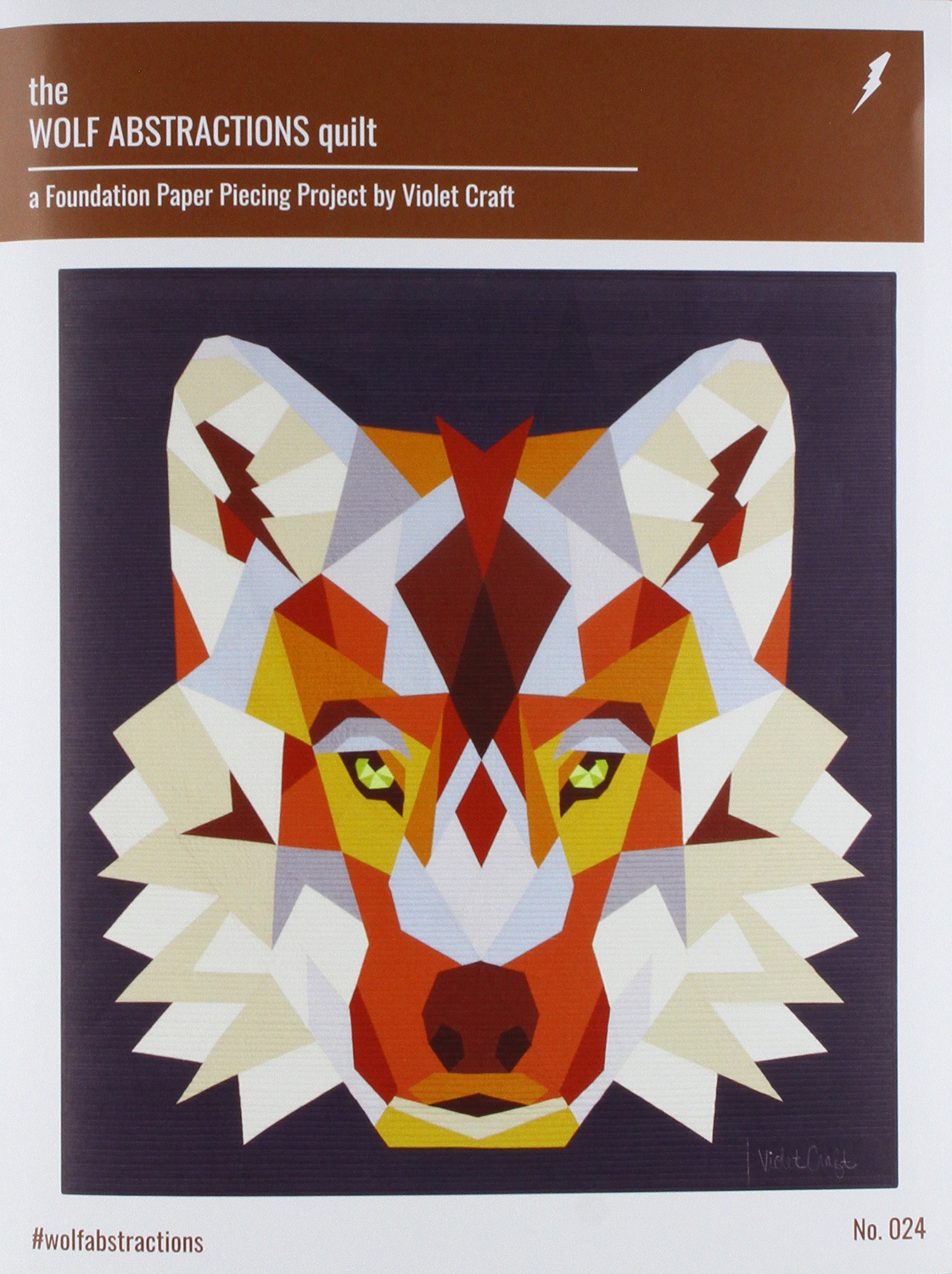 Amazon.com: Violet Craft Wolf Abstractions Quilt Pattern
